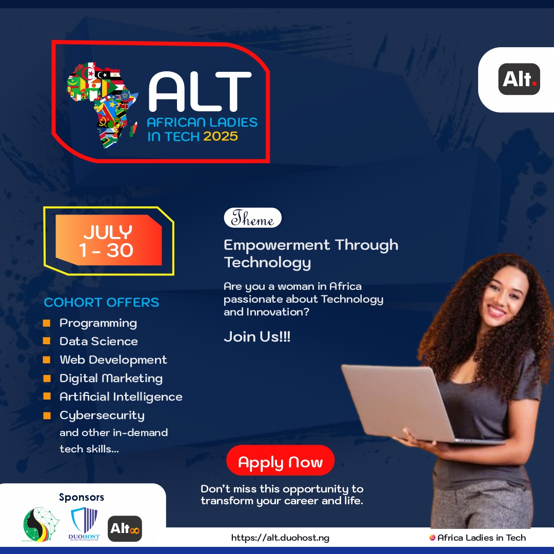 ALT - African Ladies in Tech - Learnovo